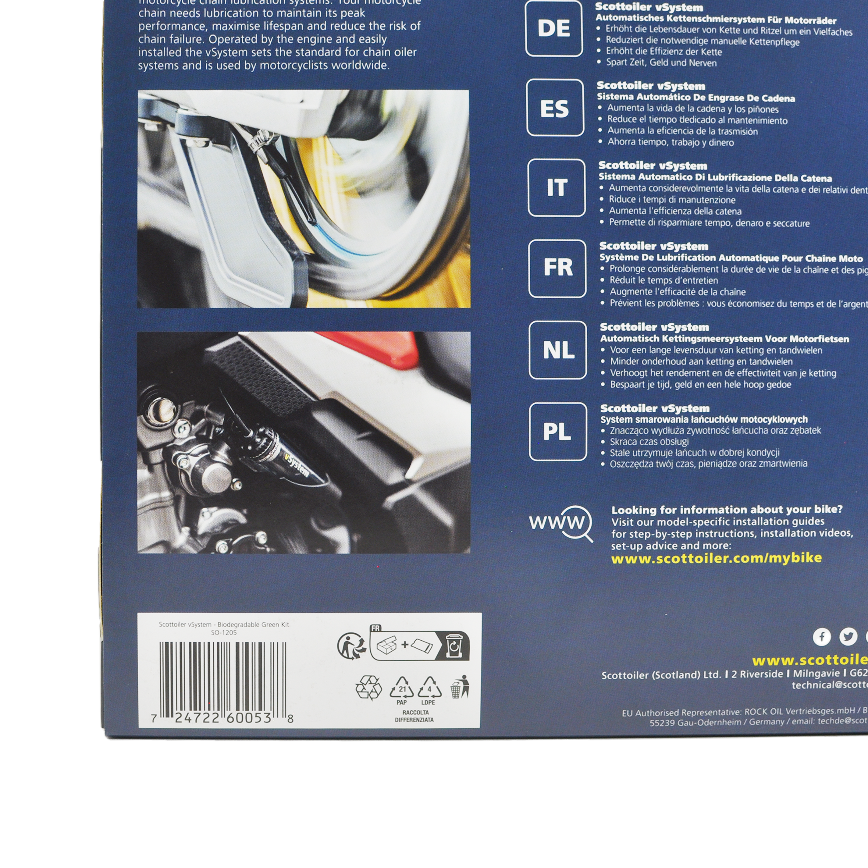 vSystem - All Climate Biodegradable Green Scottoil - Image 26